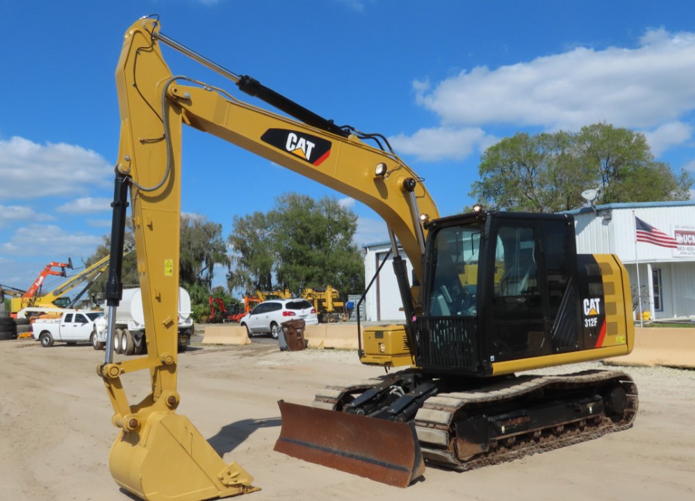 2020 Caterpillar 312F CAT Hydraulic Excavator Trackhoe AC Cab Blade - Image 34