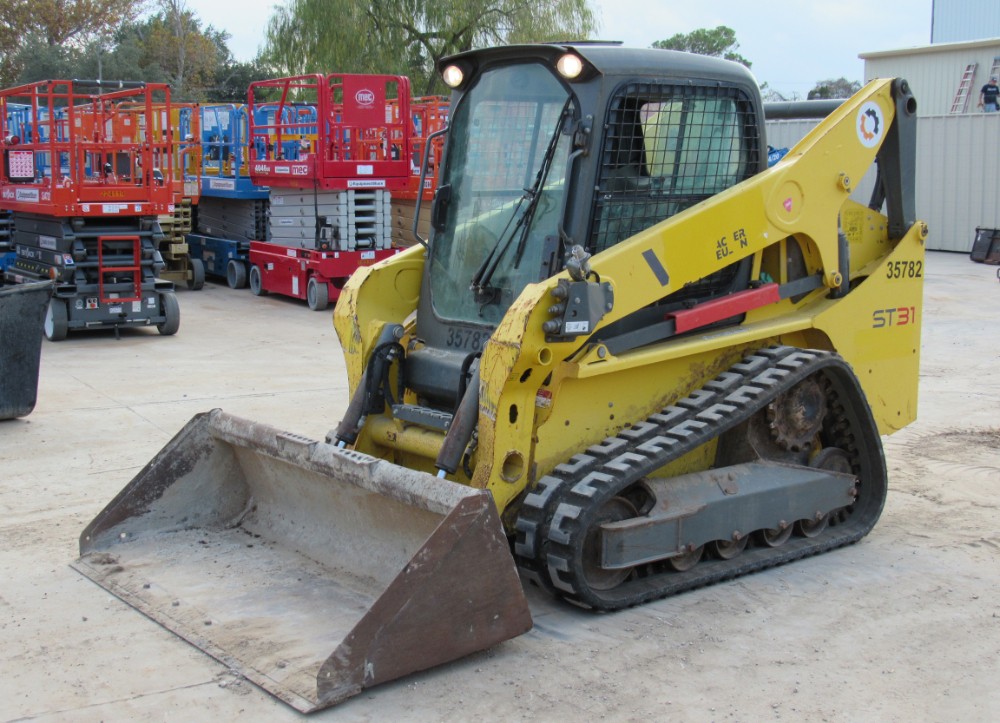 2019 Wacker Neuson ST31 Skid Steer Track Loader Crawler Tractor Cab AC - Image 19