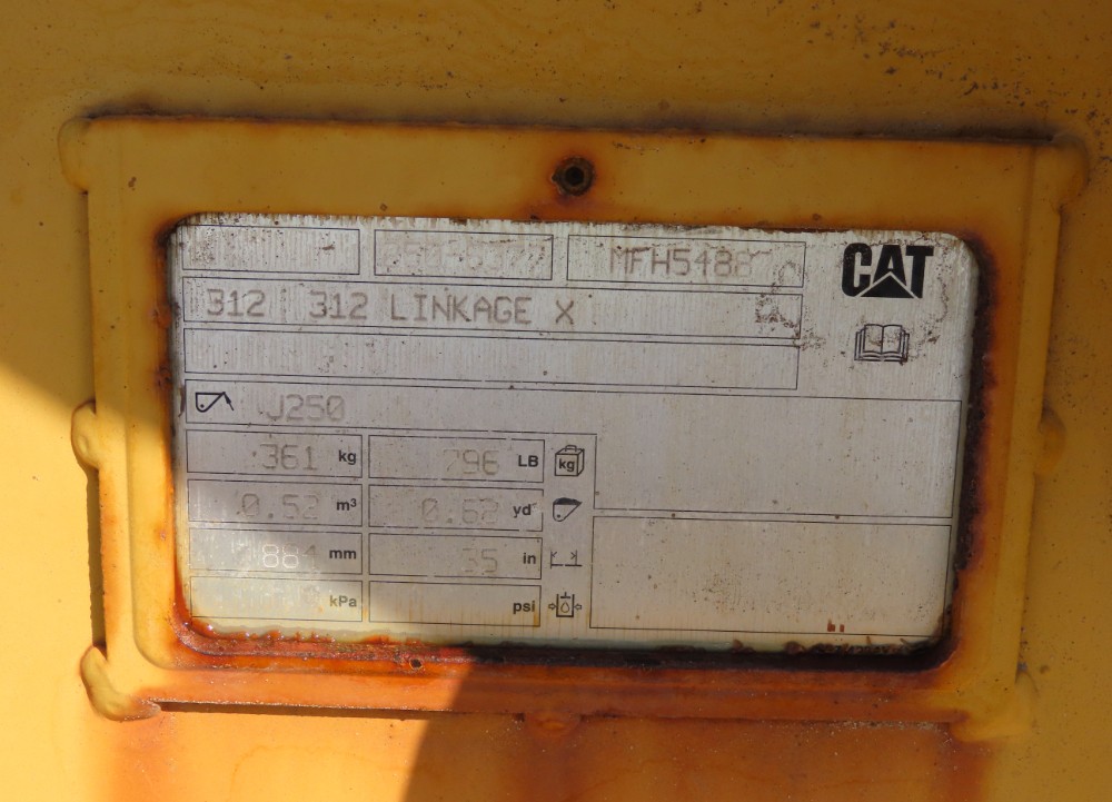 2020 Caterpillar 312F CAT Hydraulic Excavator Trackhoe AC Cab Blade - Image 48