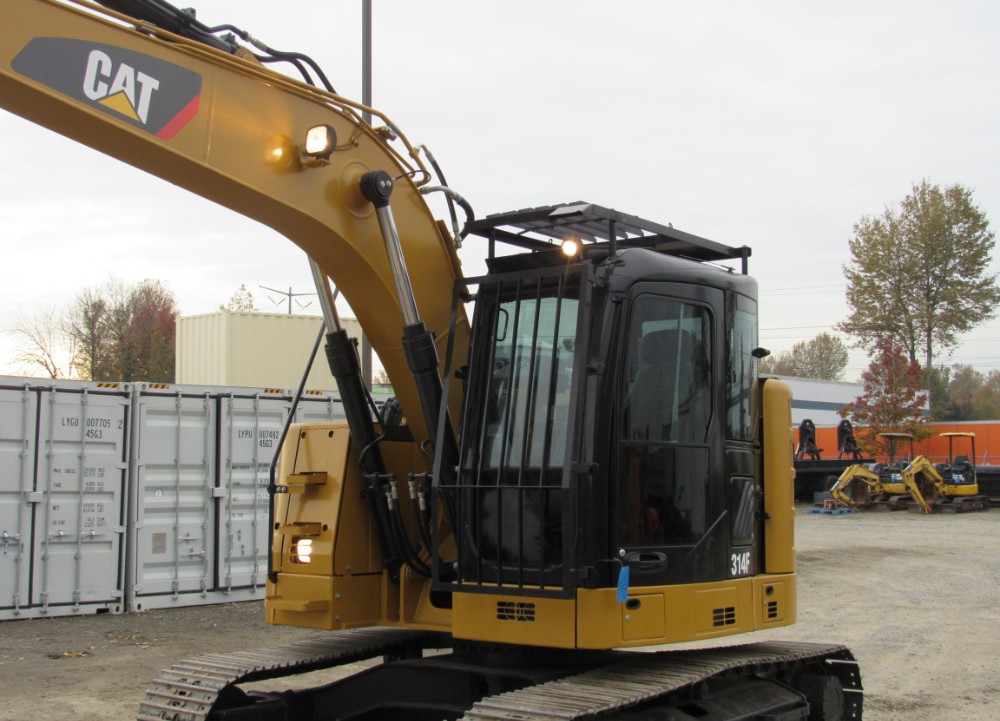 2019 Caterpillar 314F CR Excavator Hydraulic Thumb Trackhoe AC Cab - Image 5