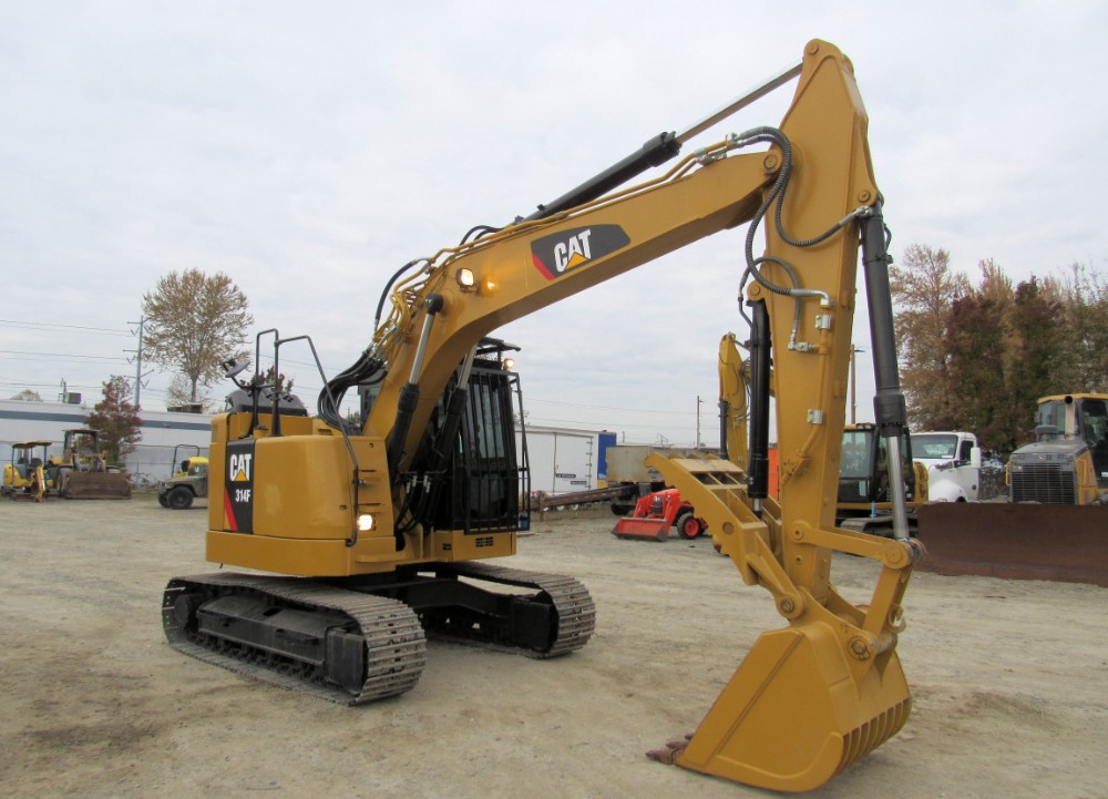 2019 Caterpillar 314F CR Excavator Hydraulic Thumb Trackhoe AC Cab - Image 32
