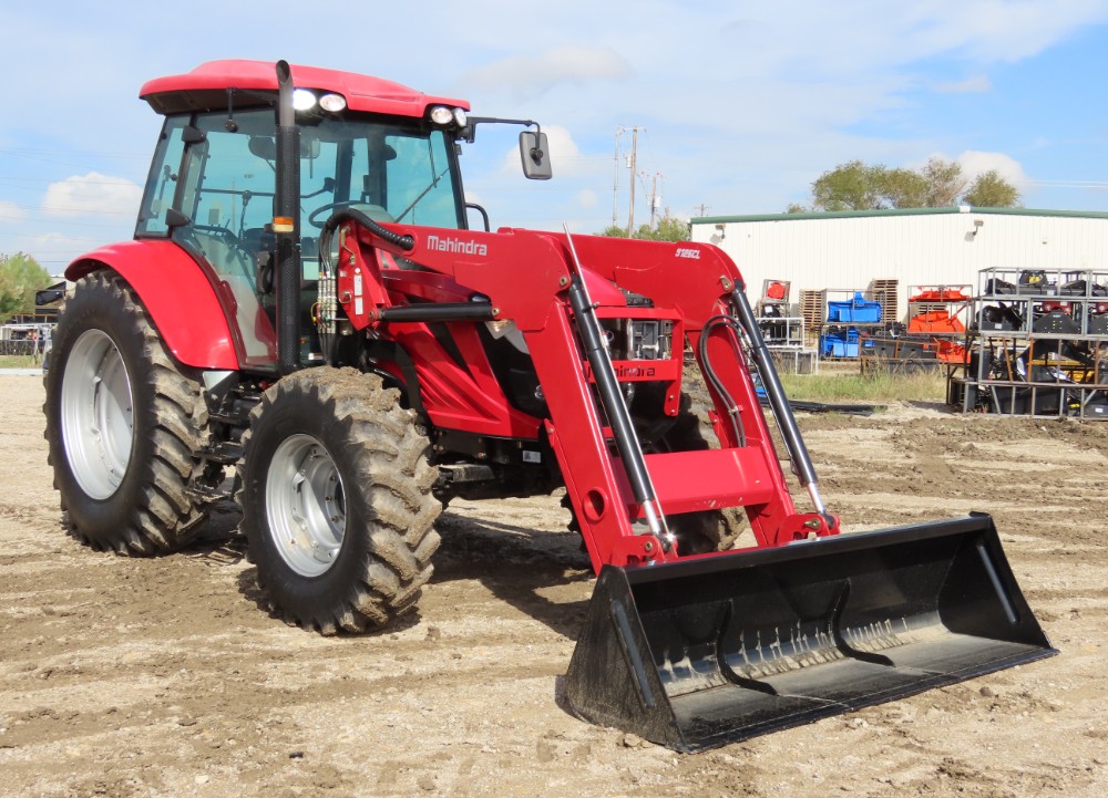 2018 Mahindra 9125P 4WD Front End Loader Utility Ag Farm Tractor - Image 21