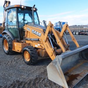 2013 Case 580SN 4x4 Backhoe Wheel Loader Tractor Cab E-Stick Hyd