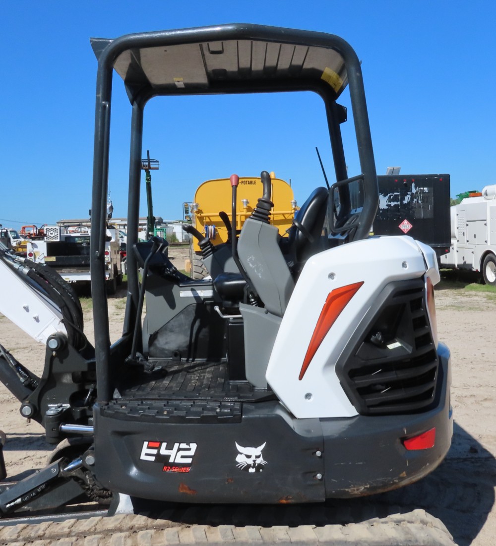 2020 Bobcat E42 Mini Excavator Rubber Tracks Backhoe Aux Hyd Blade - Image 45
