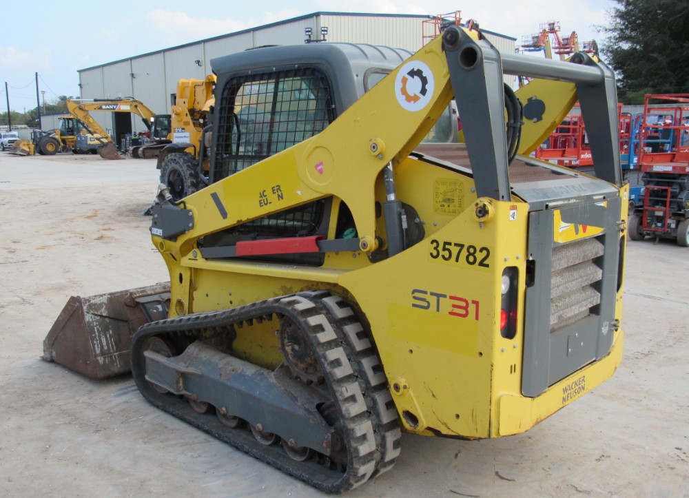 2019 Wacker Neuson ST31 Skid Steer Track Loader Crawler Tractor Cab AC - Image 21