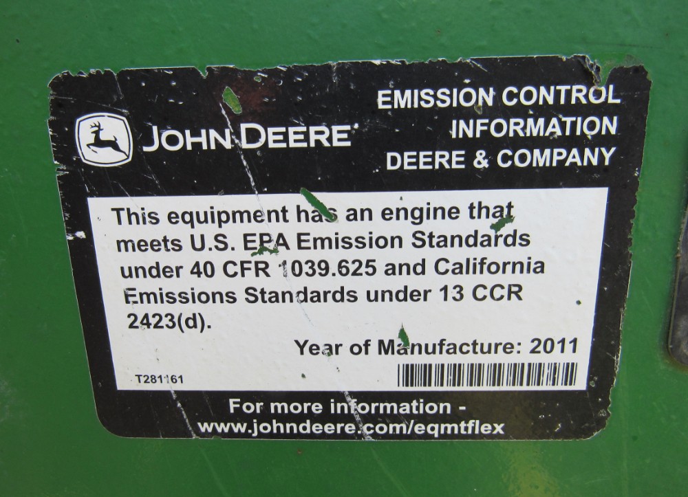 2011 John Deere 9630 Articulated 4WD Tractor - Image 16