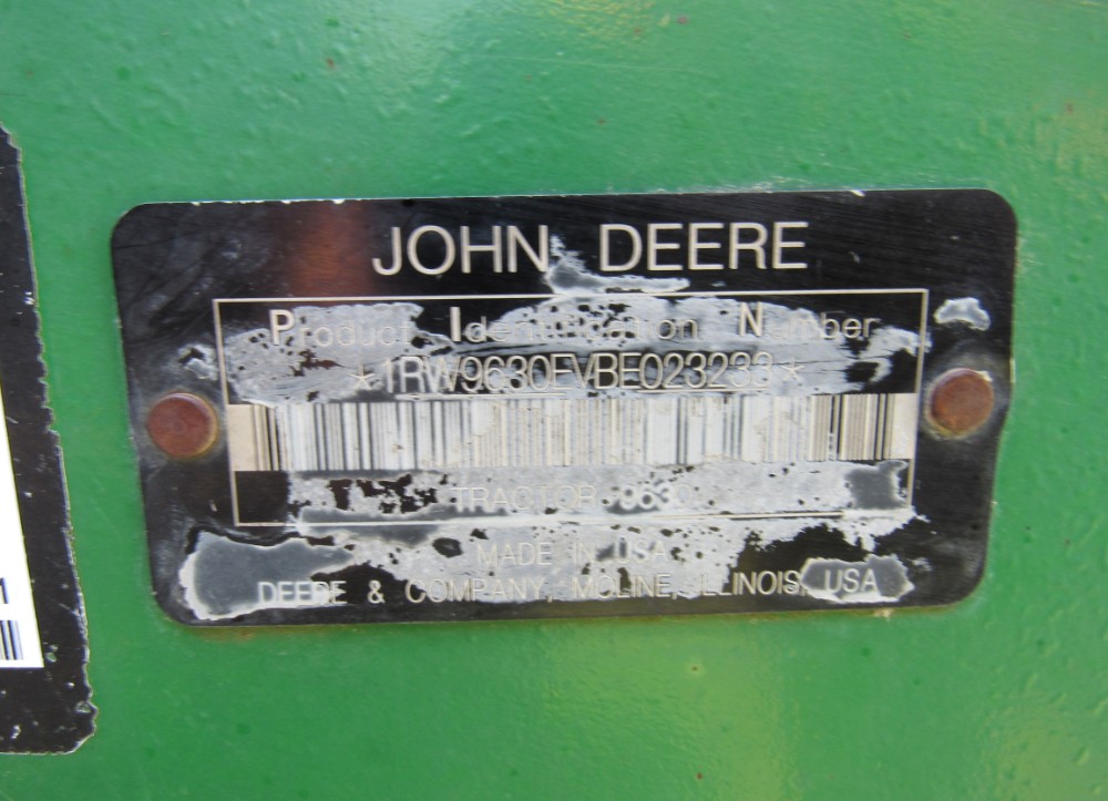 2011 John Deere 9630 Articulated 4WD Tractor - Image 17