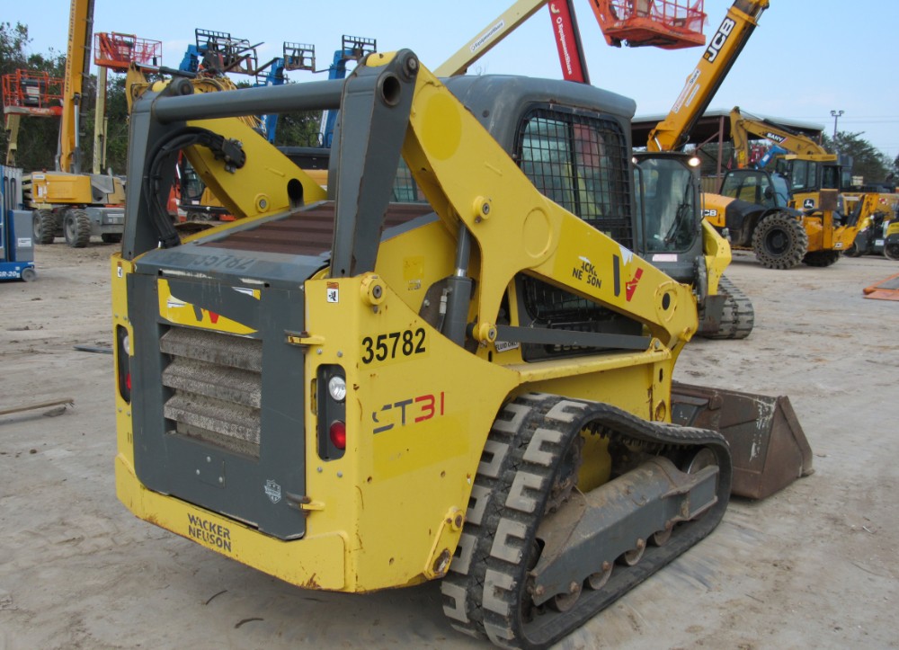 2019 Wacker Neuson ST31 Skid Steer Track Loader Crawler Tractor Cab AC - Image 22