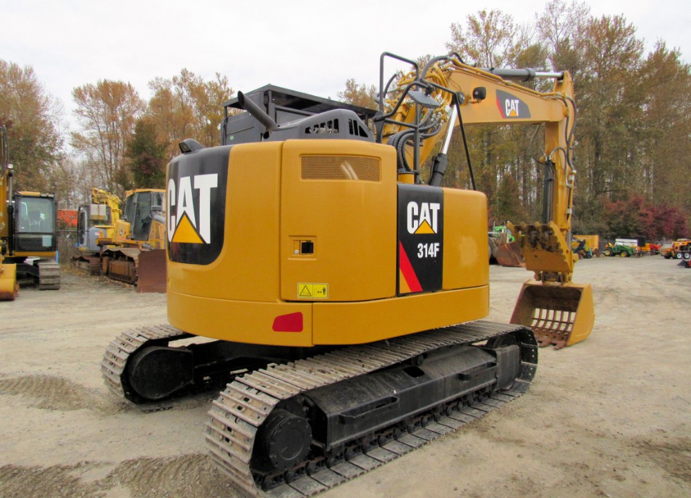 2019 Caterpillar 314F CR Excavator Hydraulic Thumb Trackhoe AC Cab - Image 34