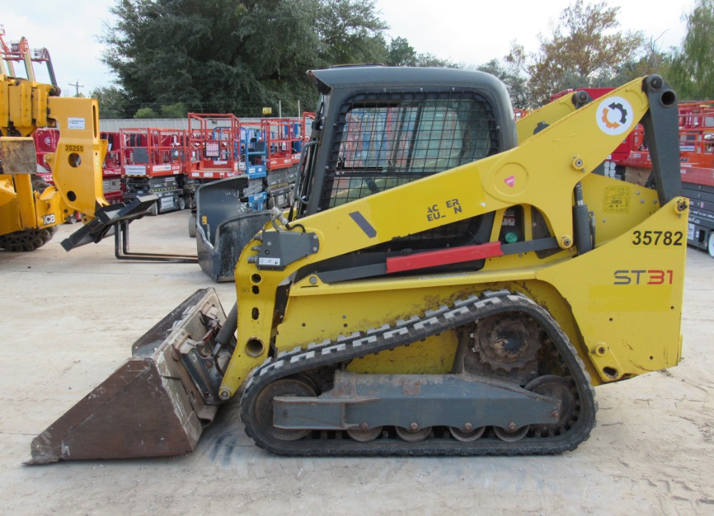 2019 Wacker Neuson ST31 Skid Steer Track Loader Crawler Tractor Cab AC - Image 23