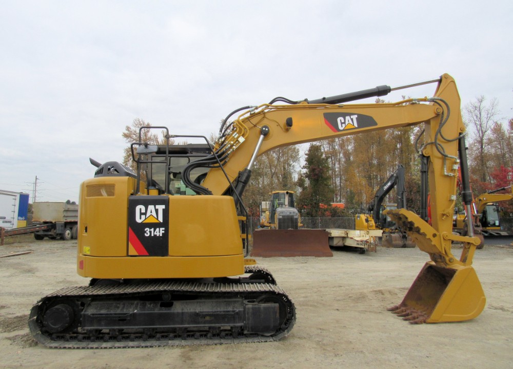 2019 Caterpillar 314F CR Excavator Hydraulic Thumb Trackhoe AC Cab - Image 36