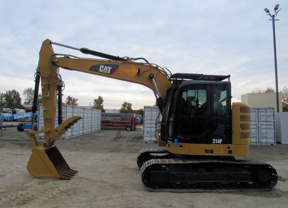 2019 Caterpillar 314F CR Excavator Hydraulic Thumb Trackhoe AC Cab - Image 37